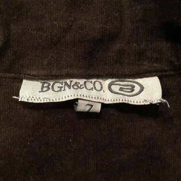 BGN&CO Brown Corduroy Embroidered Jacket - Size 7 - Picture 5 of 8